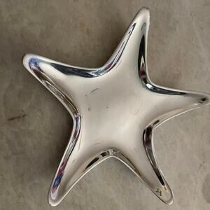 Holland Boone Starfish pewter tray coastal